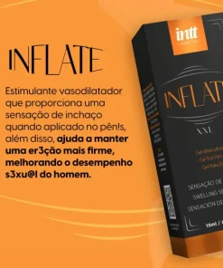 Alternative view of Inflate gel masculino com efeito quente 15g