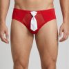 Cueca executivo com tule e gravatinha