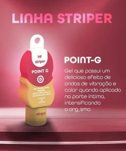 Alternative view of Gel Striper Point G - Excitante Com ondas de vibração e calor - Intt