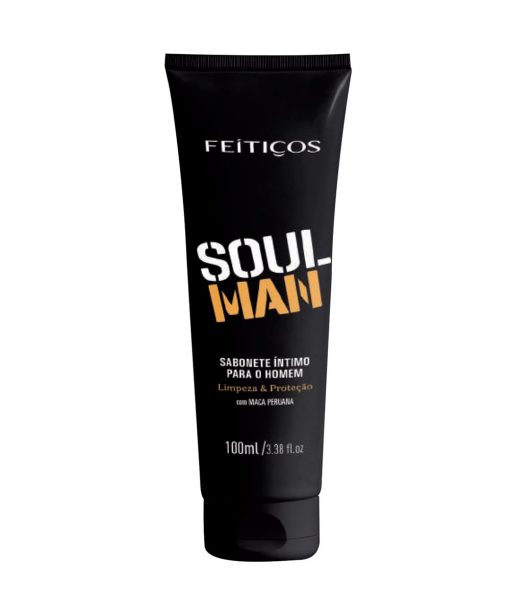 O Sabonete Íntimo masculino Soul Man - Feitiços foi feito para você que é um "homem de alma", vai se surpreender ao usar o nosso sabonete íntimo masculino Soul Man.