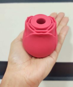 Rosa Vibrador e simulador de sucção sexo oral - Topotoys