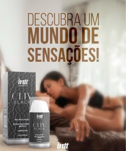 Alternative view of Cliv Intt Black gel facilitador com ácido hialurônico e efeito gelado 17g