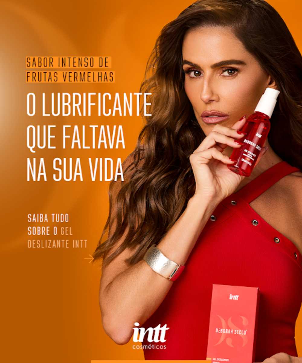 Lubrificante Íntimo Deslizante Deborah Secco - Efeito Quente e Sabor Frutas Vermelhas- Intt - Imagem 2