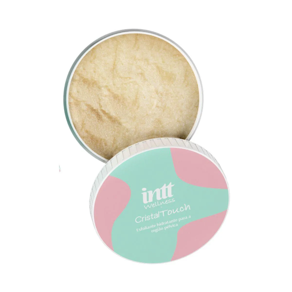 Cristal touch esfoliante pélvico e corporal aroma de coco intt wellness 90g - Imagem 2