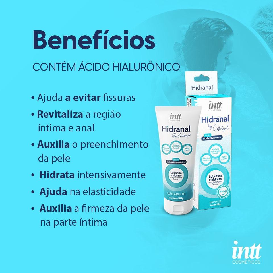 Hidranal lubrificante íntimo e anal com ácido hialurônico 50g - Imagem 4