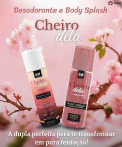 Kit com Desodorante Íntimo e Body Splash Cheiro Dela Intt Cosméticos