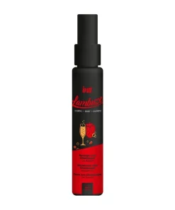 Lambuze Morango com Champagne gel beijável com efeito quente