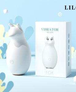 Mini vibrador, em formato de raposa