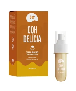 Calda íntima picante OOH Delícia sabor Pudim Linha Collors Intt 11g