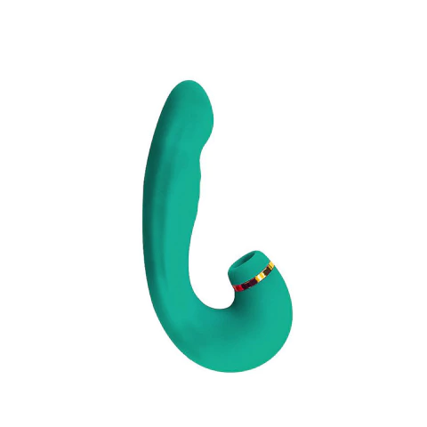 Estimulador clitoriano e ponto G - 3 em 1 - verde - Imagem 3