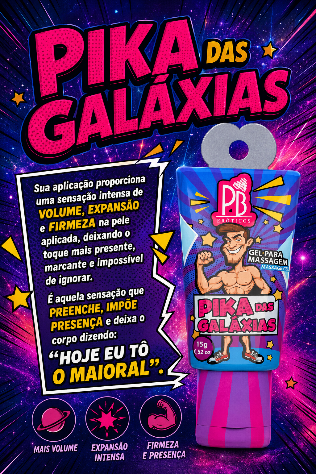 Pika das galáxias gel